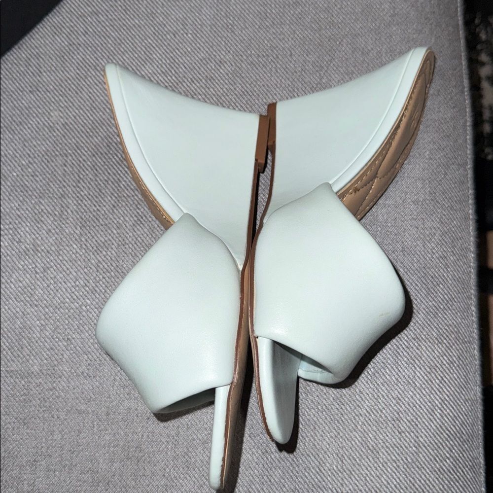TEAL SANDAL WEDGES CUTE AND CHUNKY JUST FAB SIZE 7 - Picture 2 of 4